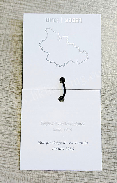 一次性矩形品牌hangtag