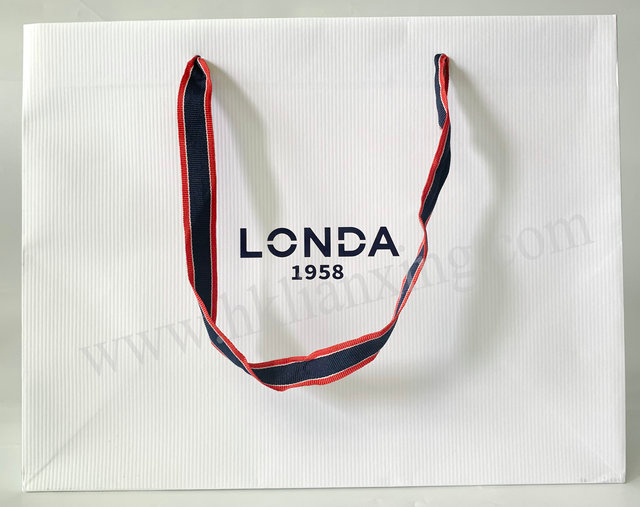 白牛皮纸购物纸袋