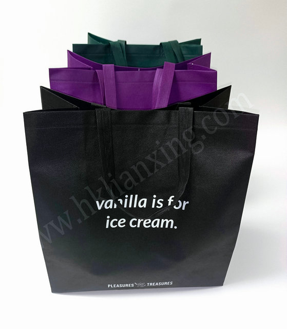 可重复使用的携带礼品无编织的袋子带徽标