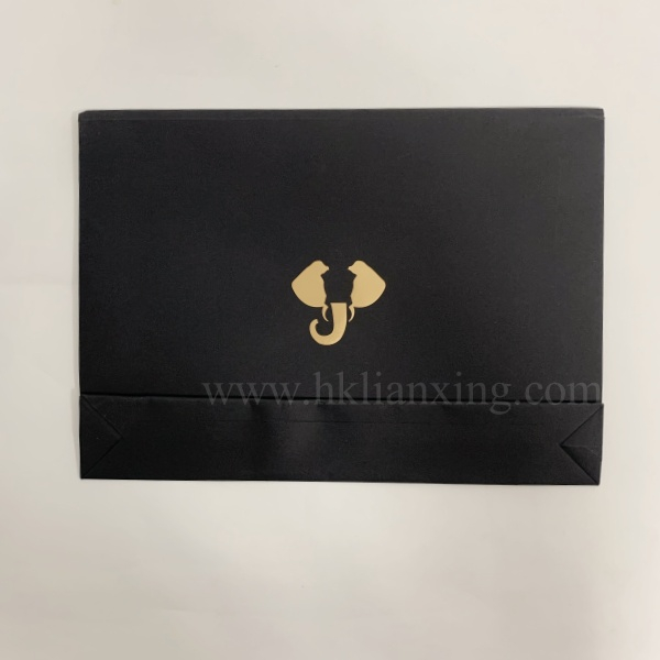 专业信封纸袋黑色购物纸袋 
